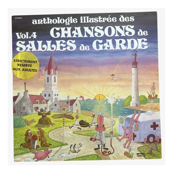 Anthologie Illustree Des Chansons De Salles De Garde Vol 4 French Vinyl VG+ 1977 - Picture 1 of 8
